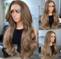 Kanekalon Hair Brown Human Blend High Quality