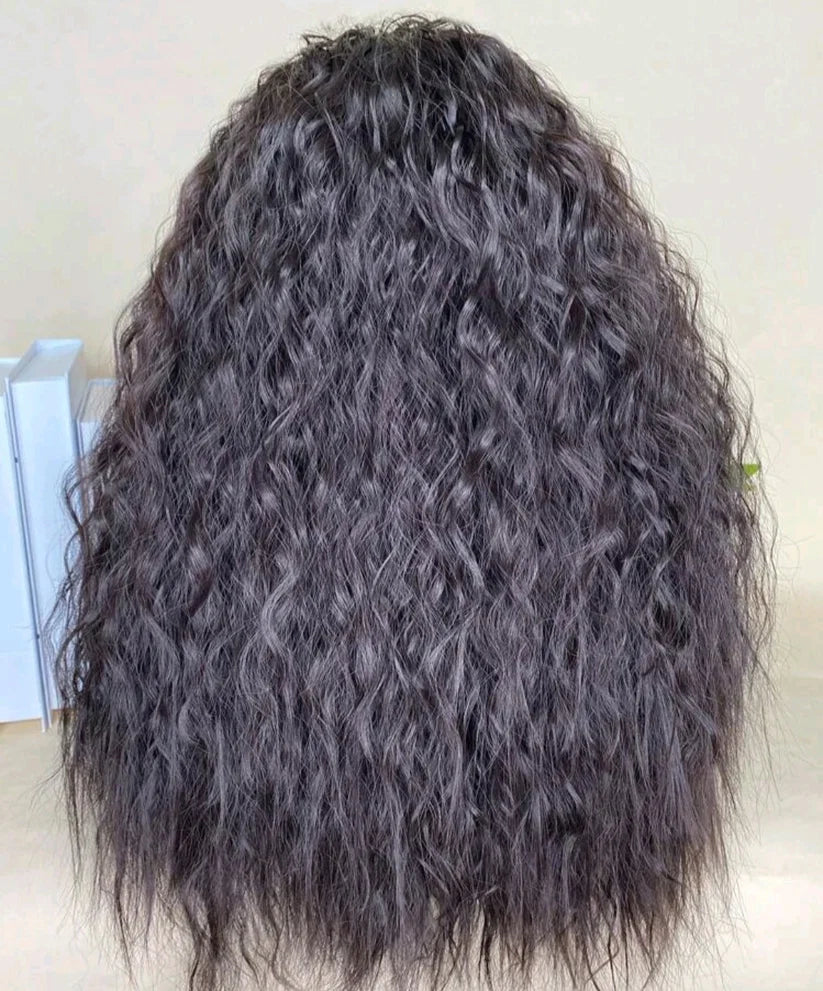 Headband Wig Frizzy - Human Blend